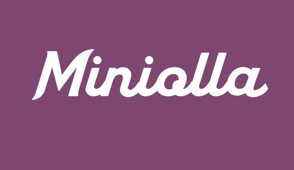 Miniolla font big