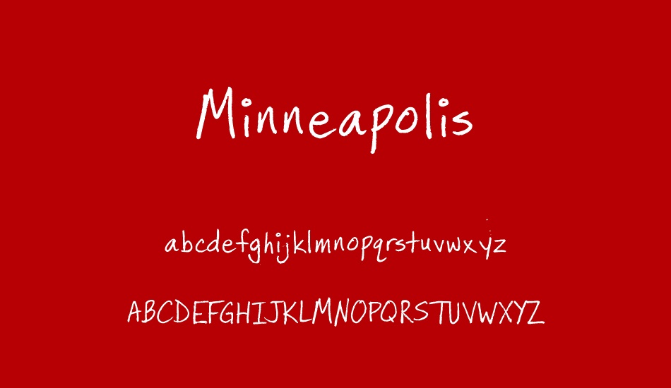 Minneapolis font