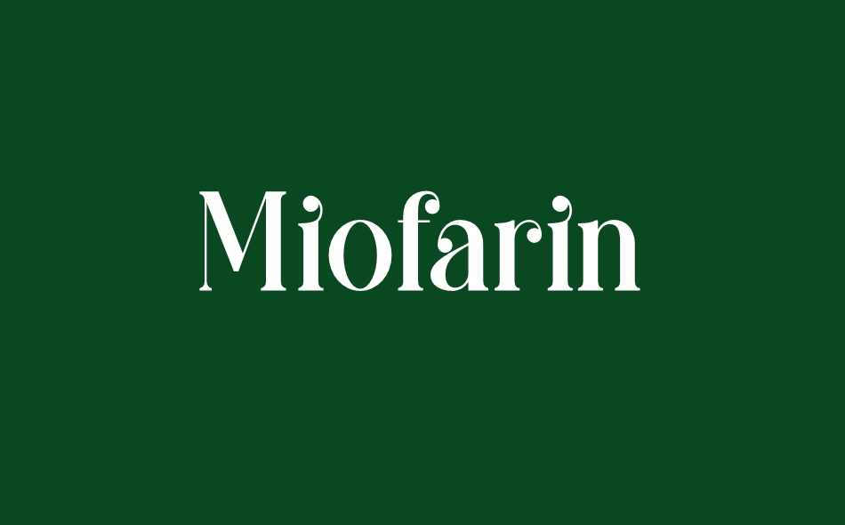 Miofarin font big