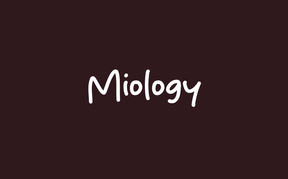 Miology font big