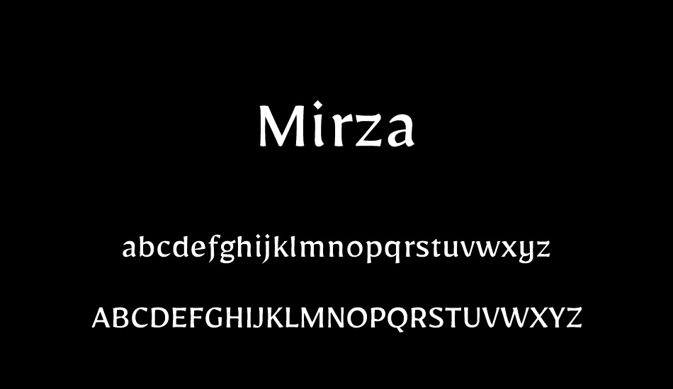 mirza font