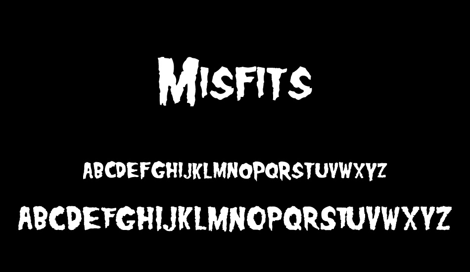 Misfits font