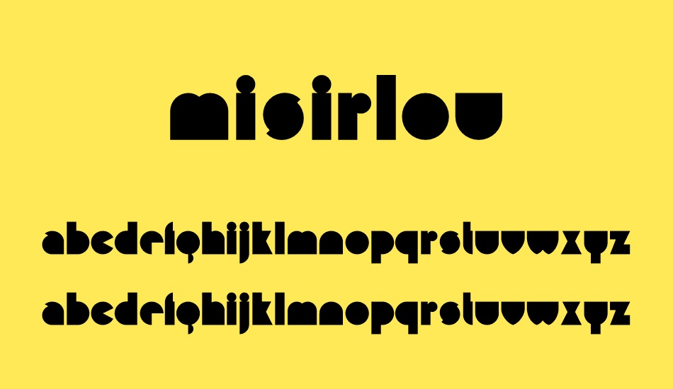 Misirlou font