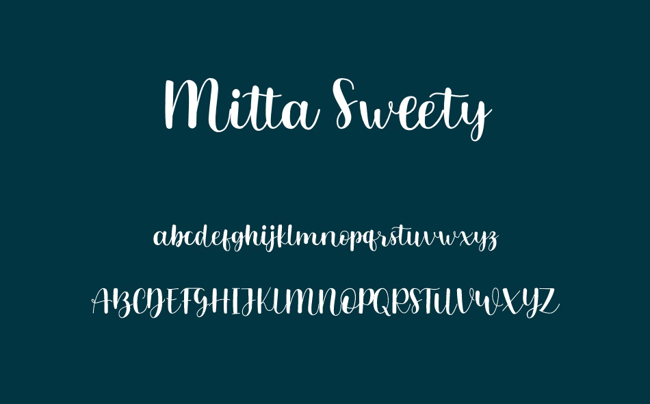 Mitta Sweety font
