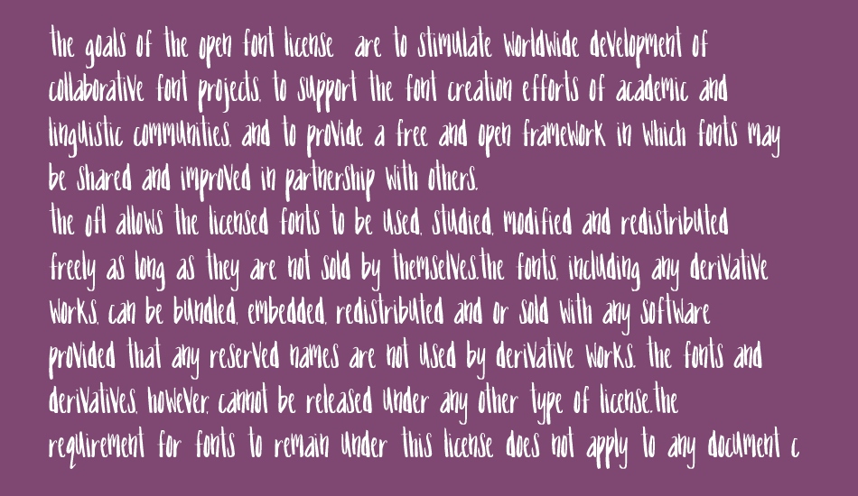Mix Tumble font 1
