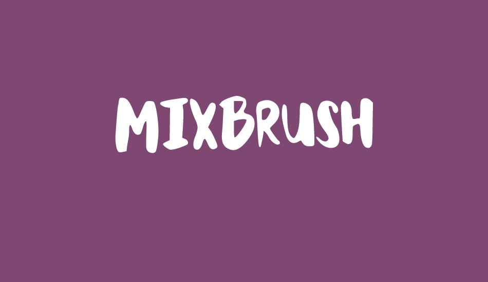 MixBrush font big