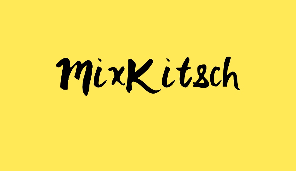 MixKitsch font big