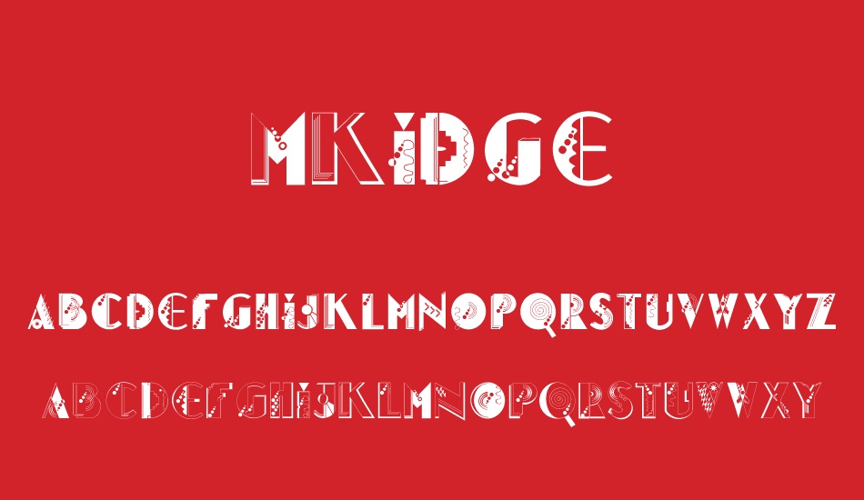 MKidge font