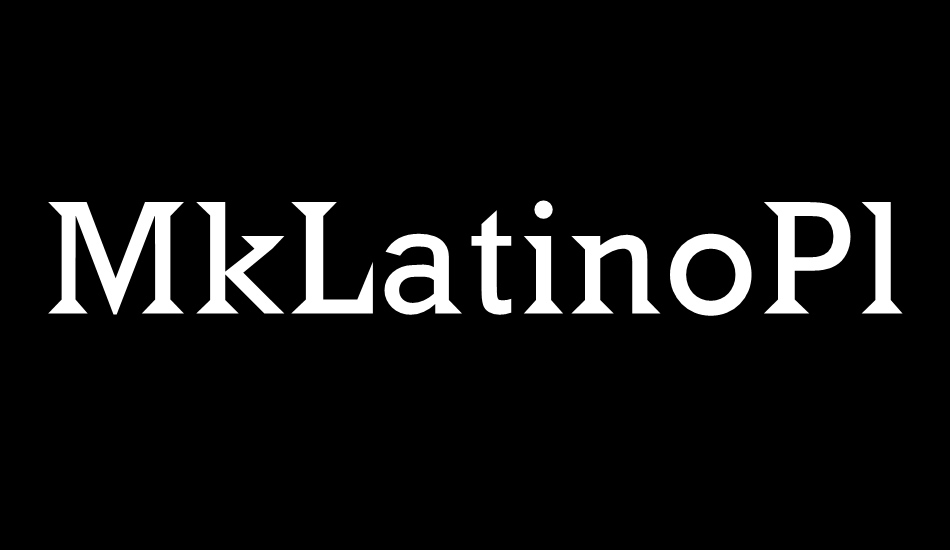 MkLatinoPlain font big