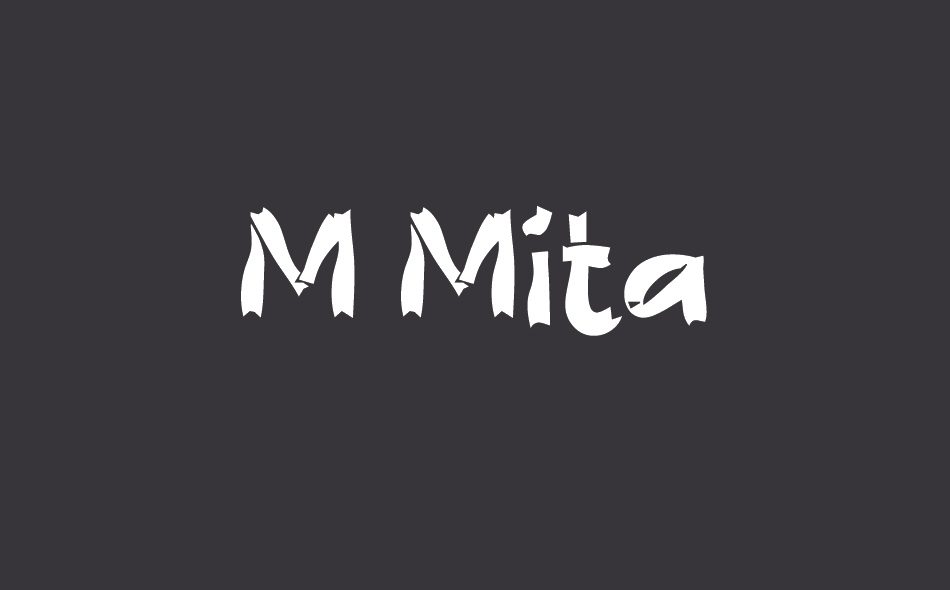 M Mita font big