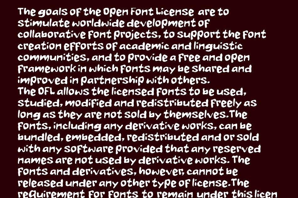 M Miuan font 1
