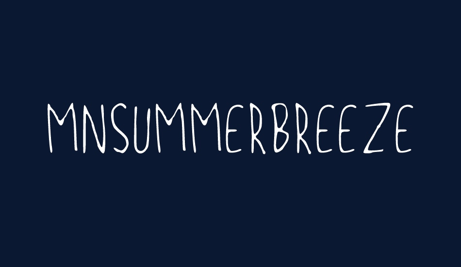 MNSUMMERBREEZE font big