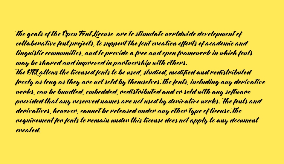 Mocking Bird font 1