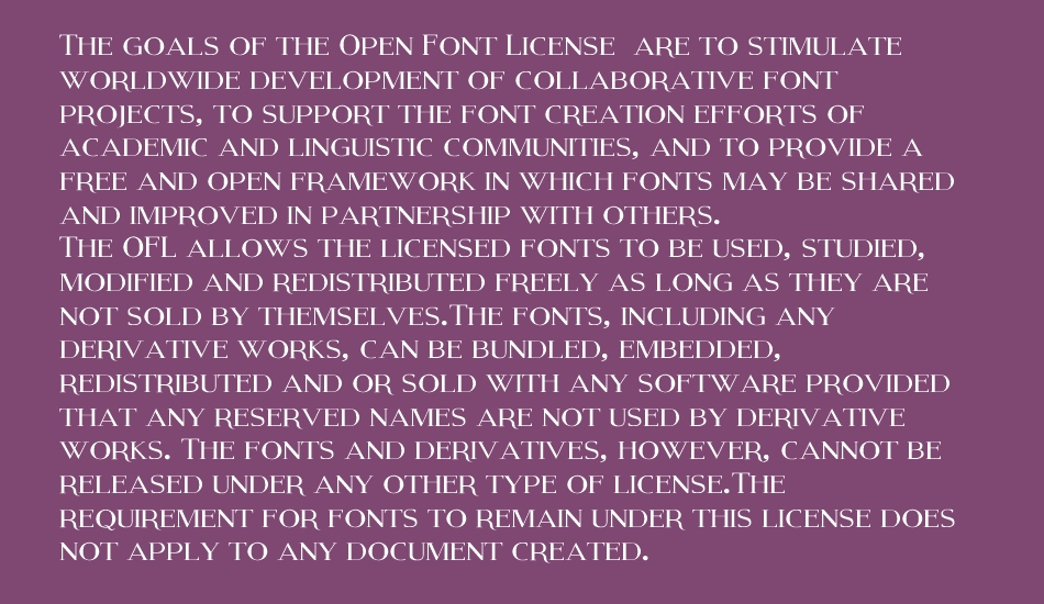 Modern Serif font 1