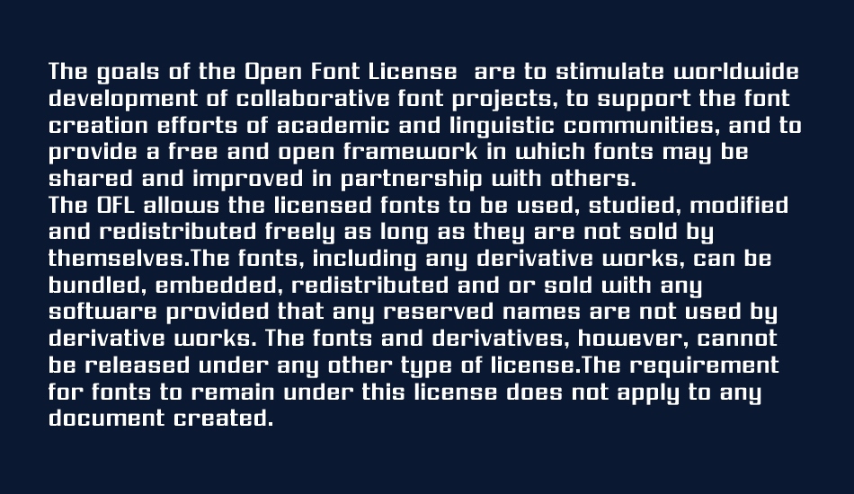 Modern Vision font 1