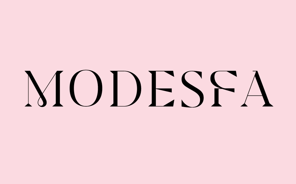 Modesfa font big