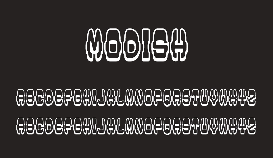 Modish font