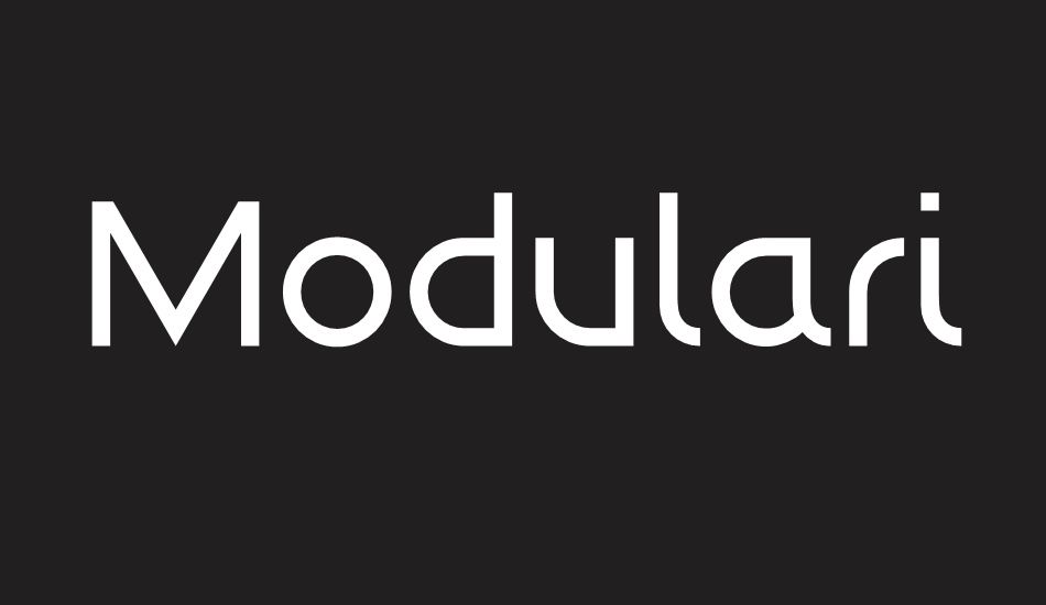 Modulario font big