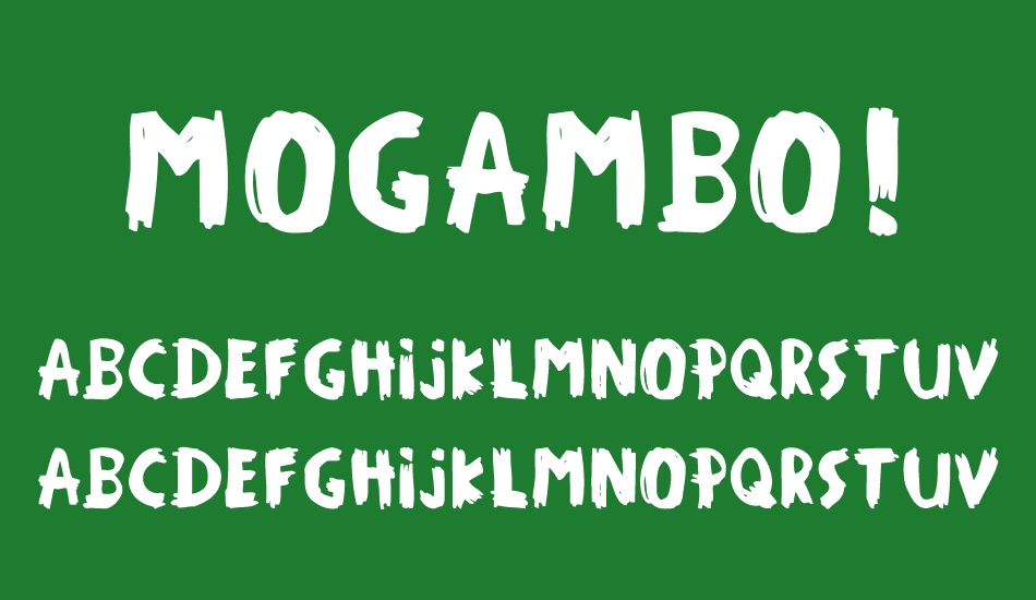 MOGAMBO! font