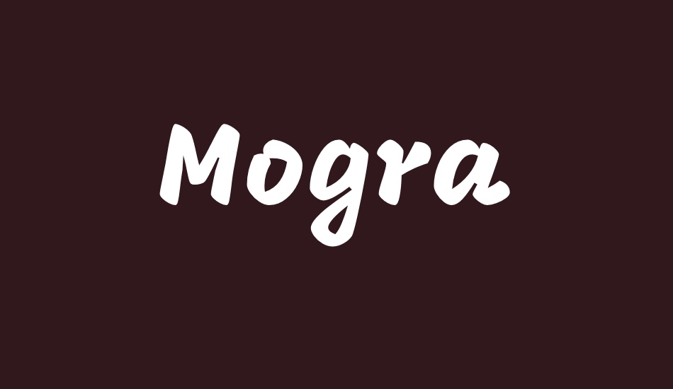 mogra-regular font big