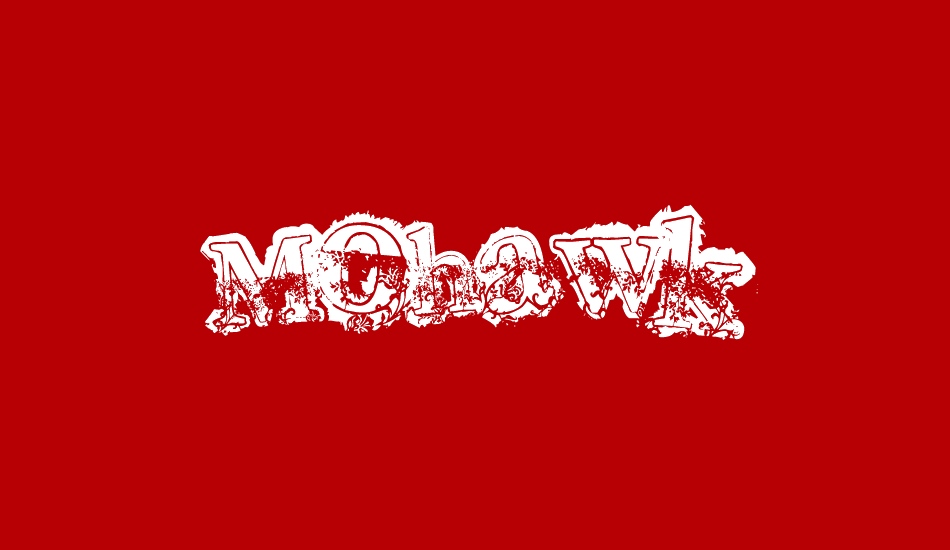 mohawk font big