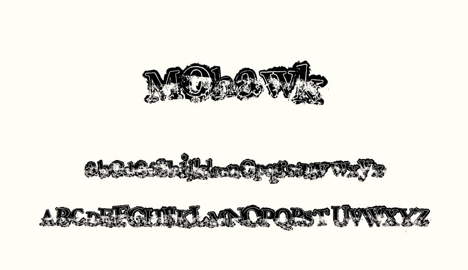 mohawk font