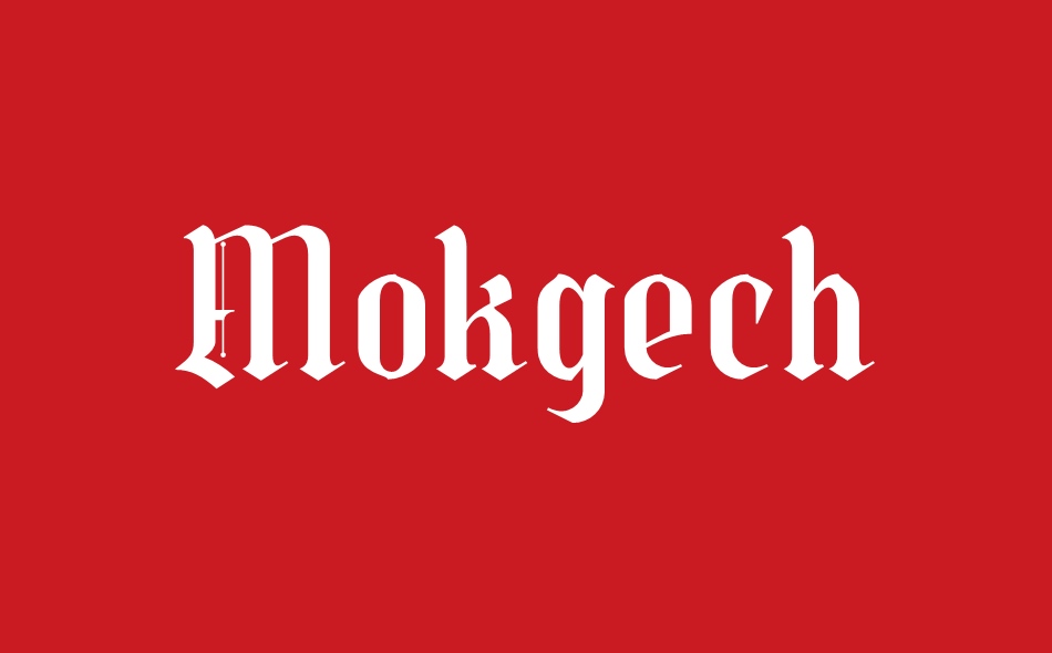 Mokgech font big