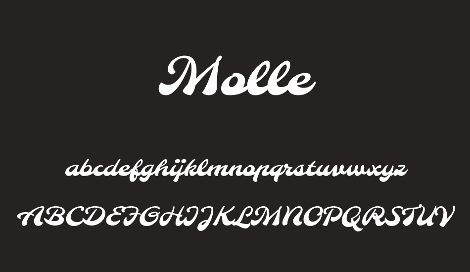 Molle font