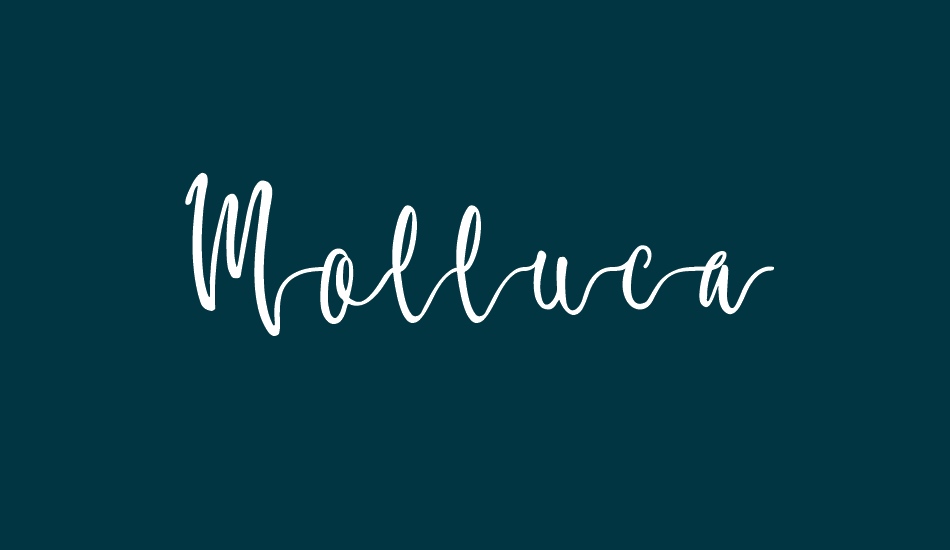 Molluca font big