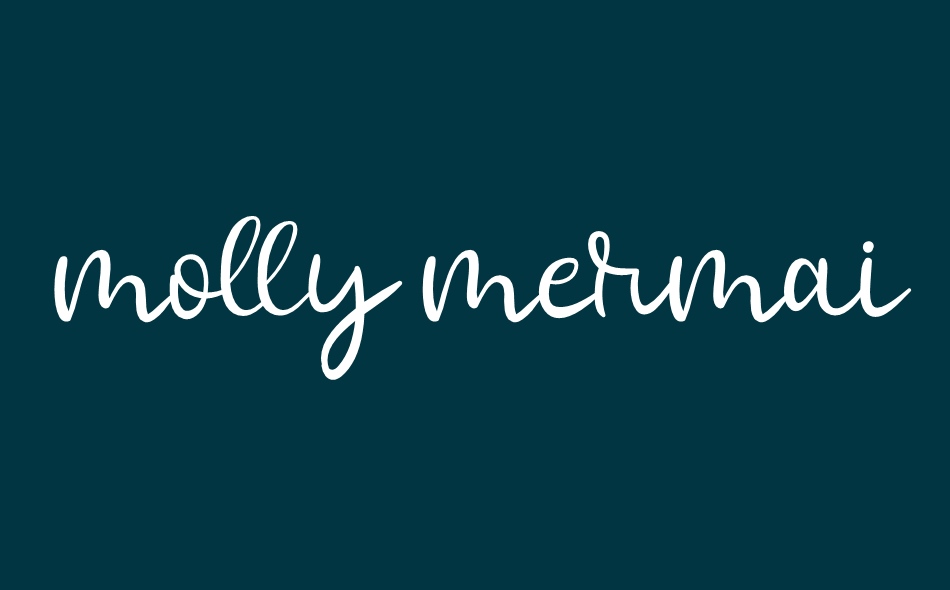 Molly Mermaid font big