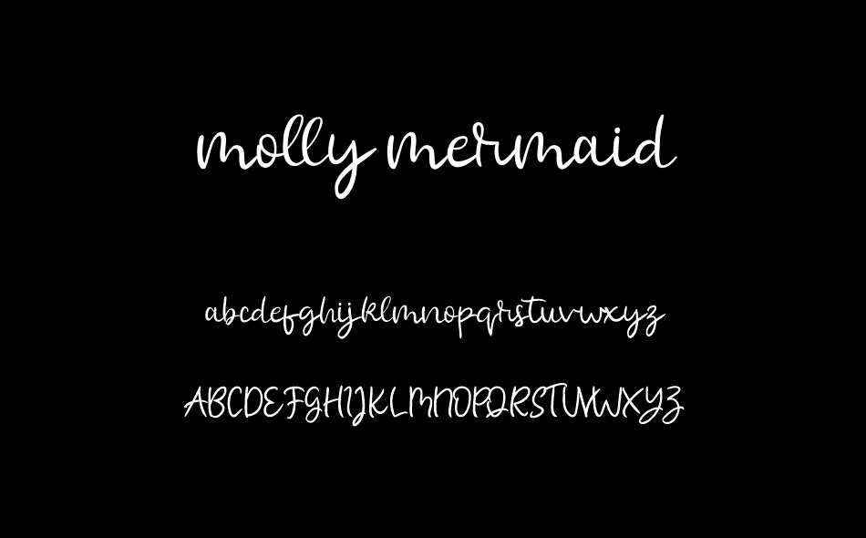 Molly Mermaid font