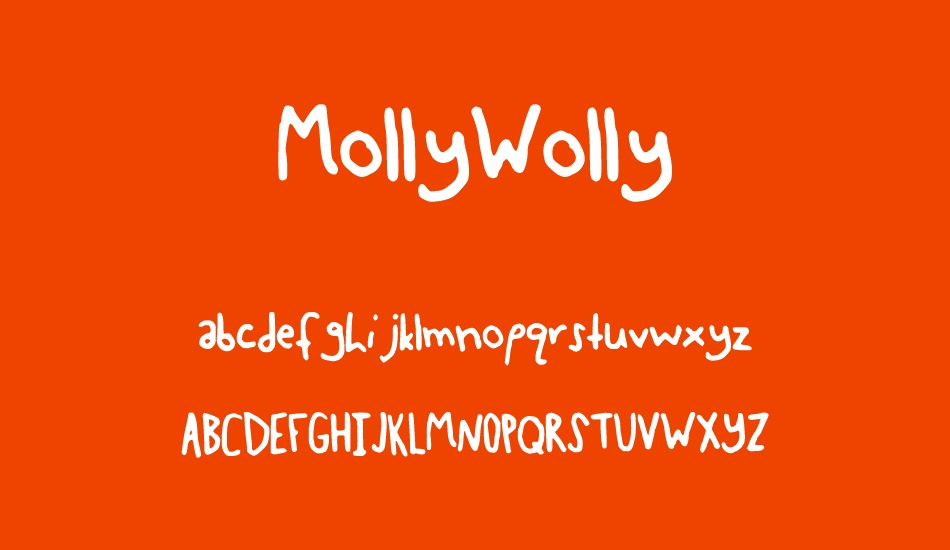 MollyWolly font
