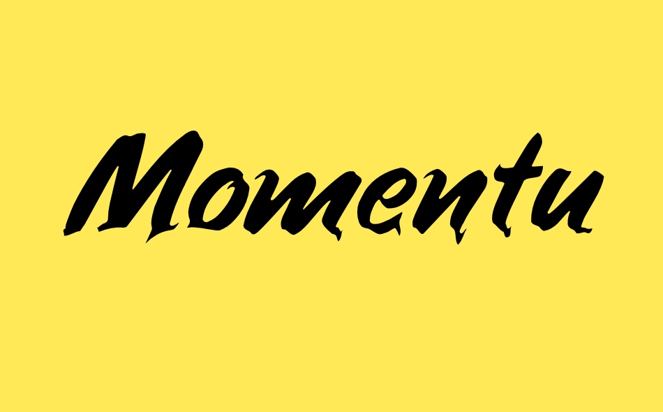 Momentum font big