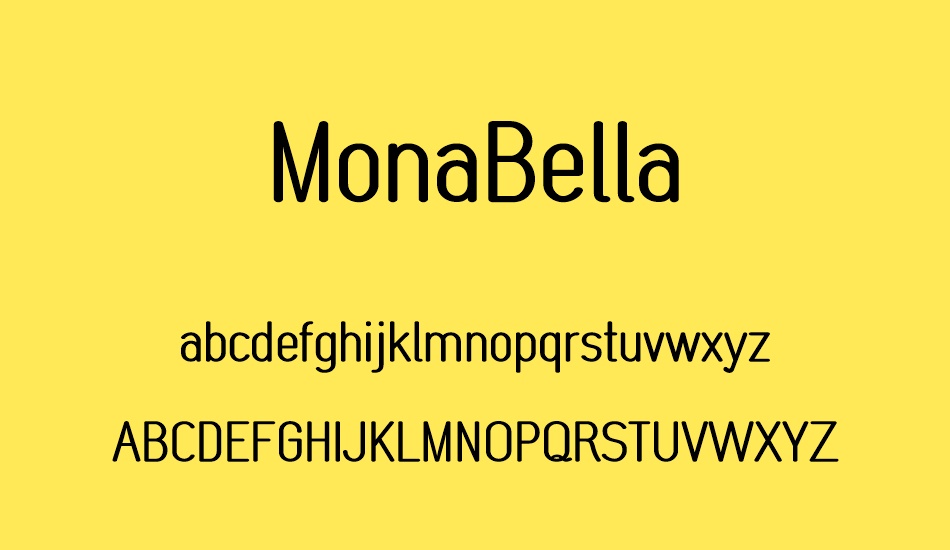 MonaBella font