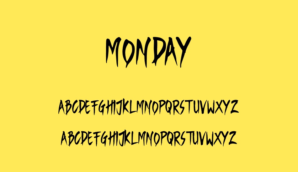 monday font