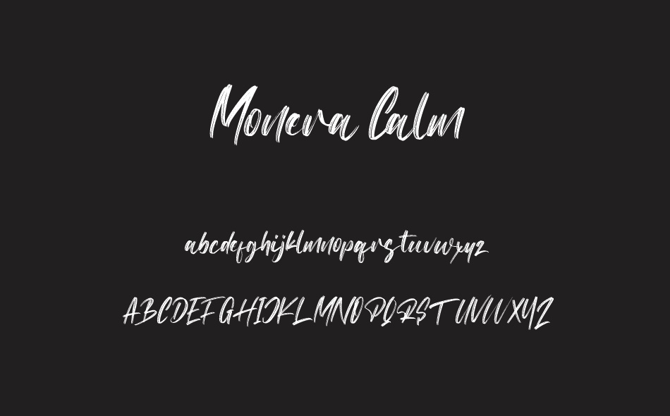 Monera Calm font