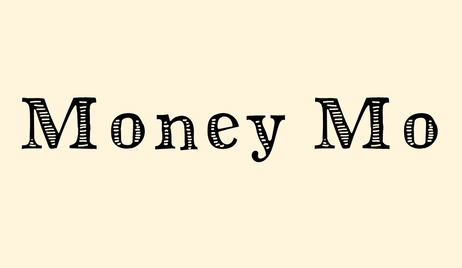Money Money Plus font big