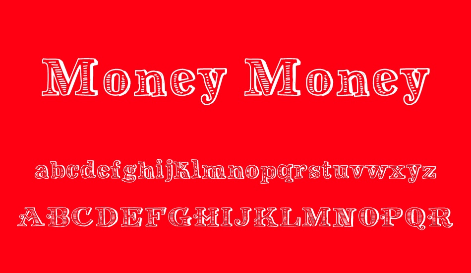 Money Money font