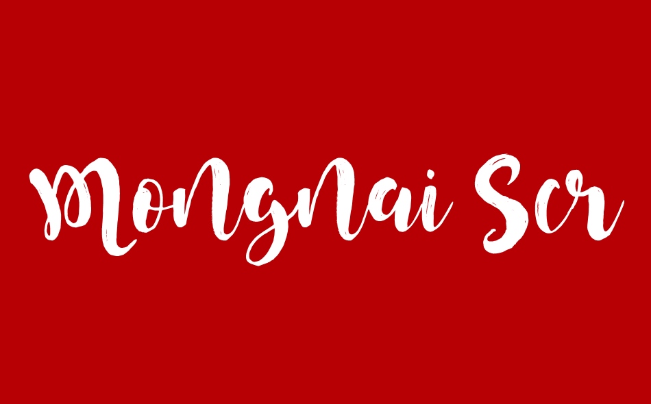 Mongnai Script font big