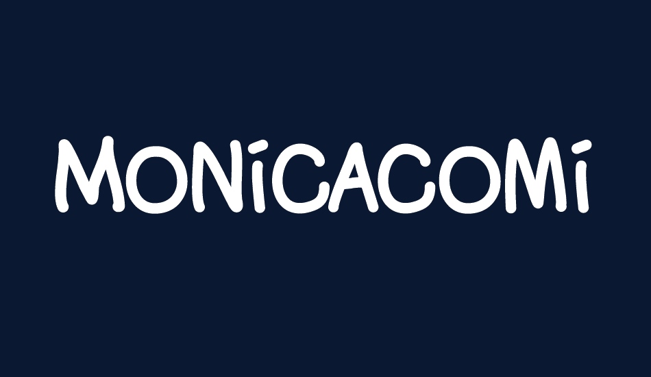 monicacomic font big