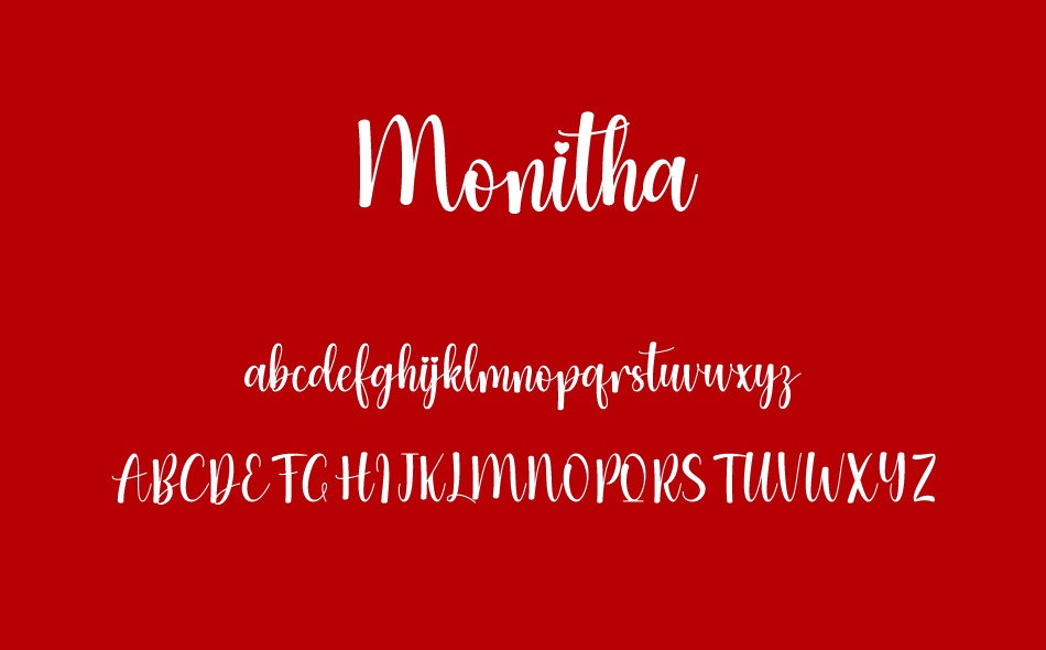 Monitha font