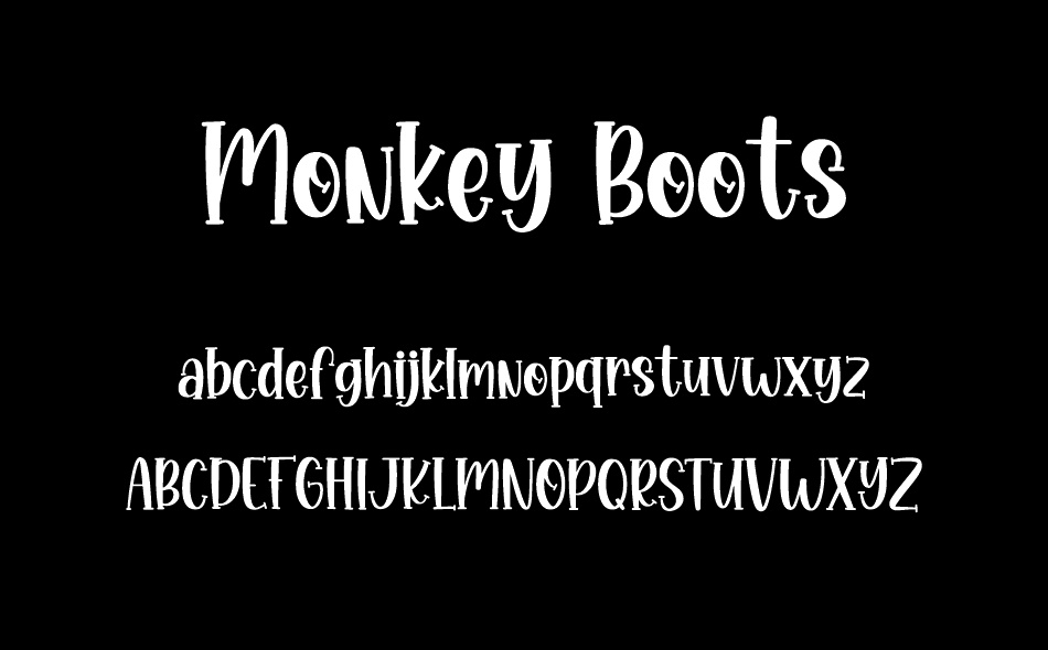 Monkey Boots font