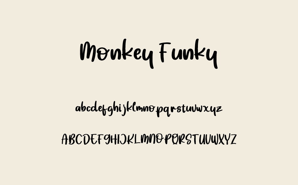 Monkey Funky font