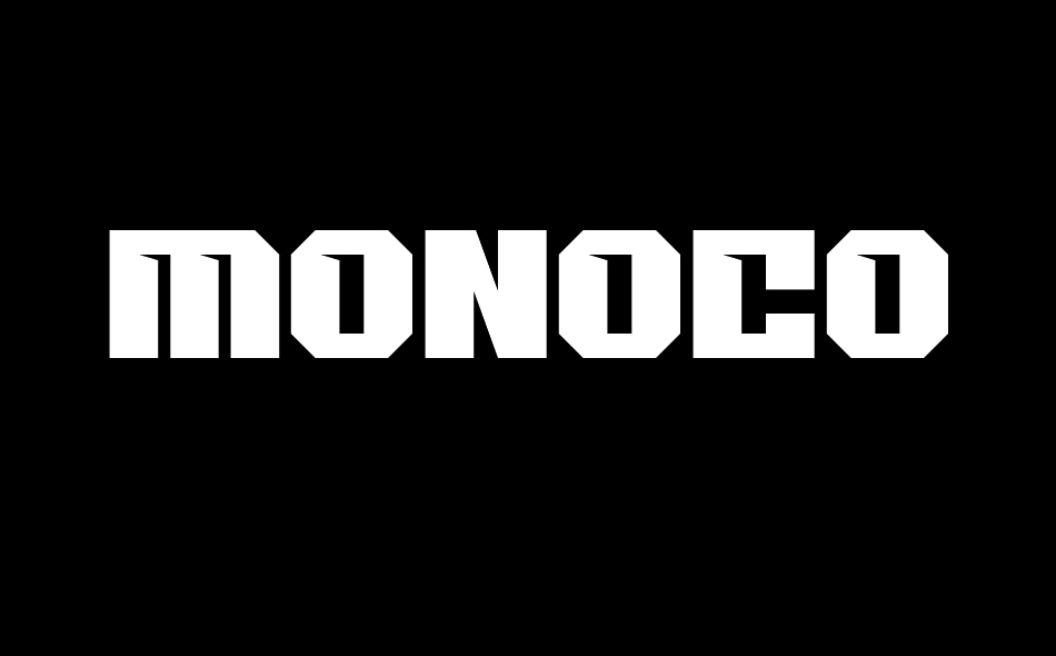 Monocoque font big