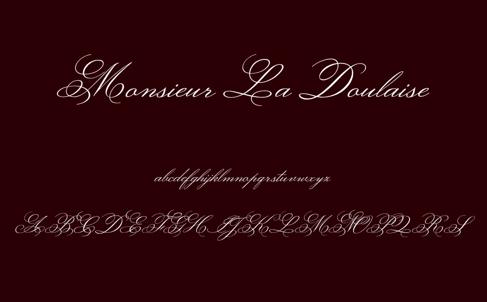 Monsieur La Doulaise font