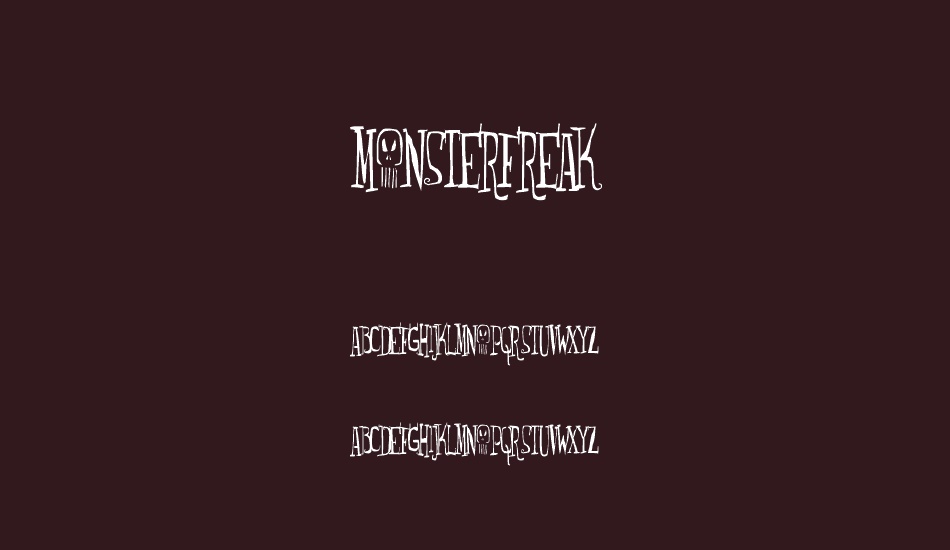 Monsterfreak font