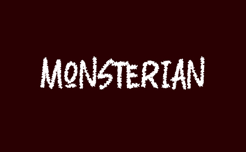 Monsterian font big