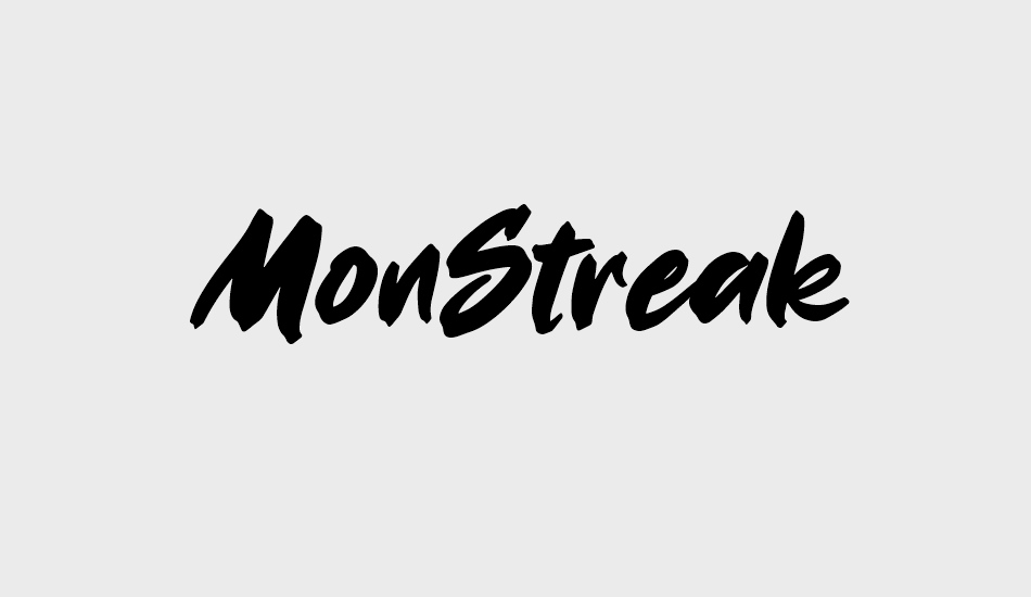 monstreak font big