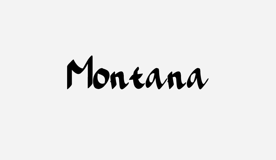 Montana font big
