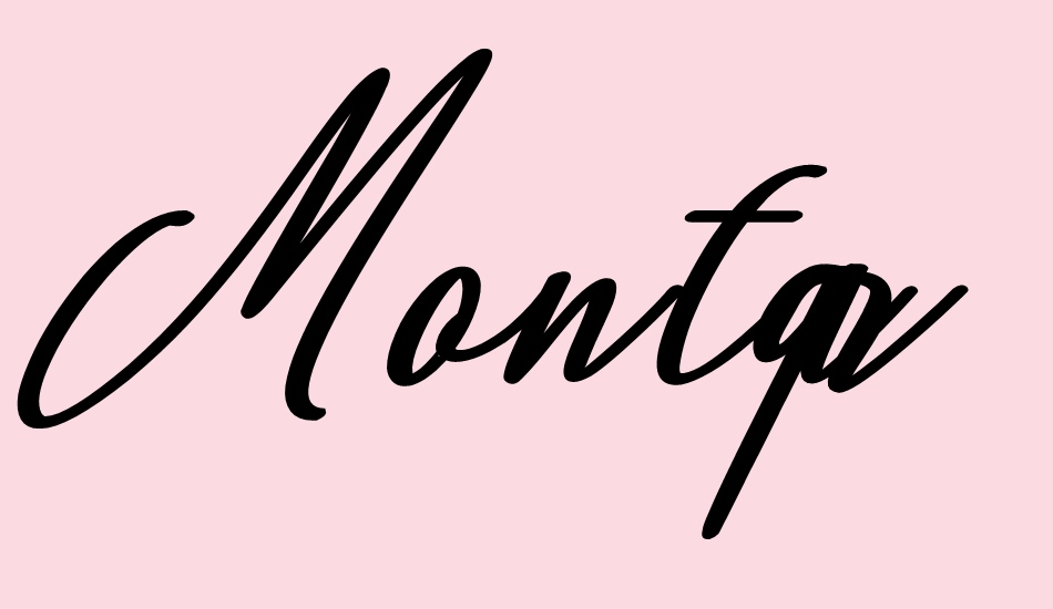 Montapallier (BOLD ITALIC) font big